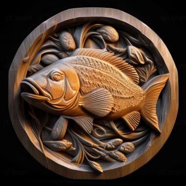 3D model Nanjing fish fish (STL)